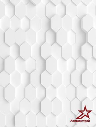 Панель композитная с УФ-печатью AF 606 Дизайн Алюминстрой Голд Стар